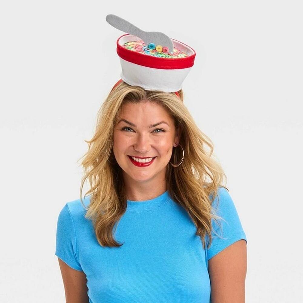 Hyde & EEK! Boutique Adult Cereal Bowl Halloween Headband Costume Accessory